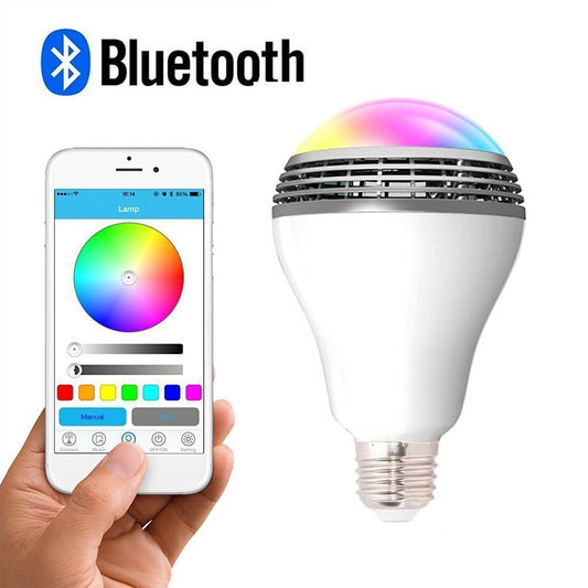 Bluetooth LED Light Bulb Speaker